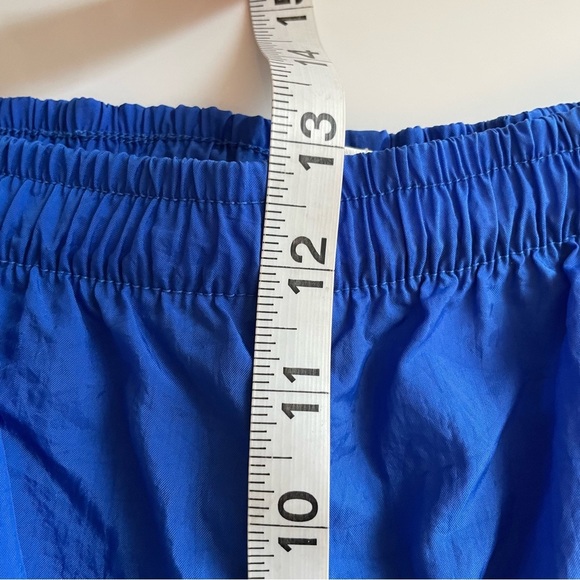 Vintage Nike Nylon Joggers Pants Blue M‎ - Picture 9 of 10